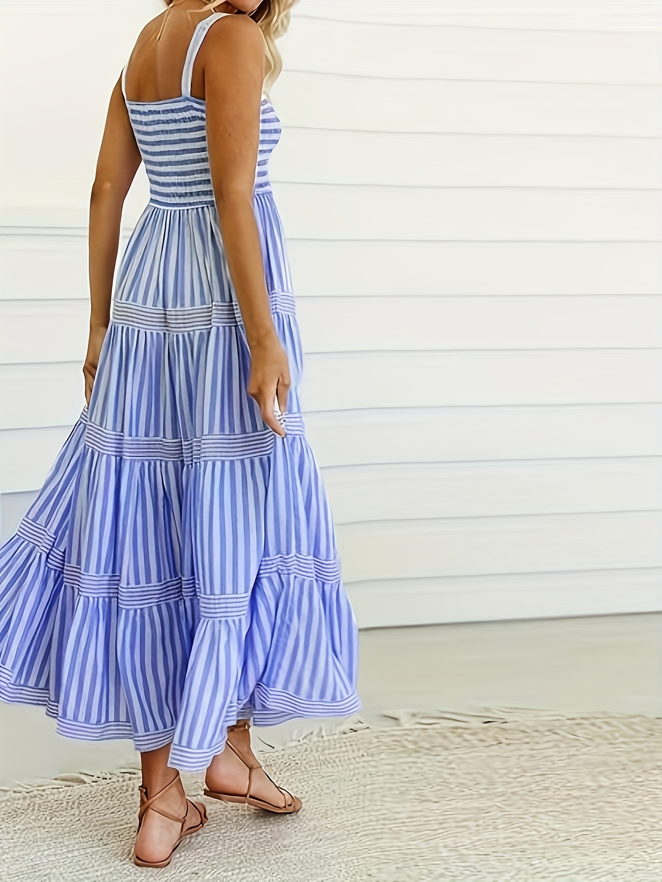 blue dress for baby girl St. Barts Off the Shoulder Dress main image 1