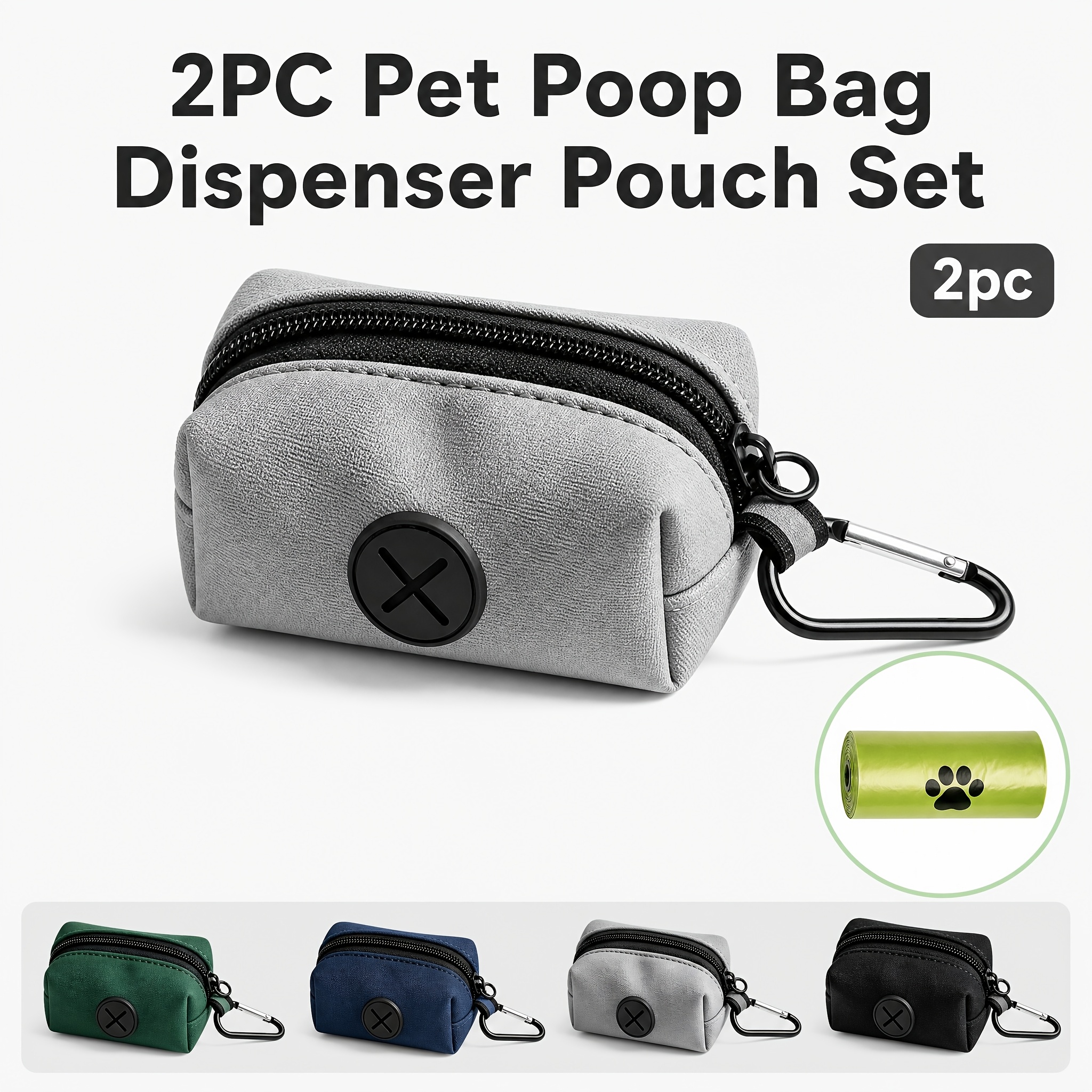 2pcs halloween christmas pet waste bag dispenser set portable dog     stand with   and 1 roll of waste bags holiday outdoor pet walking   organizer suitable for cats and dogs Product details 2