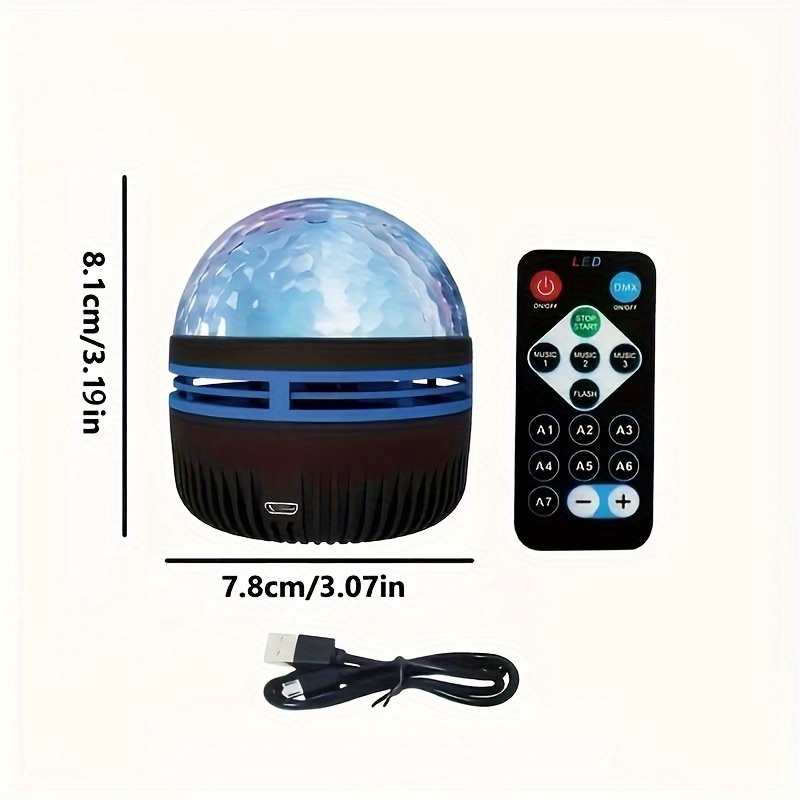 led projector 2 in 1 northern lights ocean wave night lamp with remote 14 vibrant effects powered via supplied cable ideal for bedroom game room home theater decor   relaxation details 4