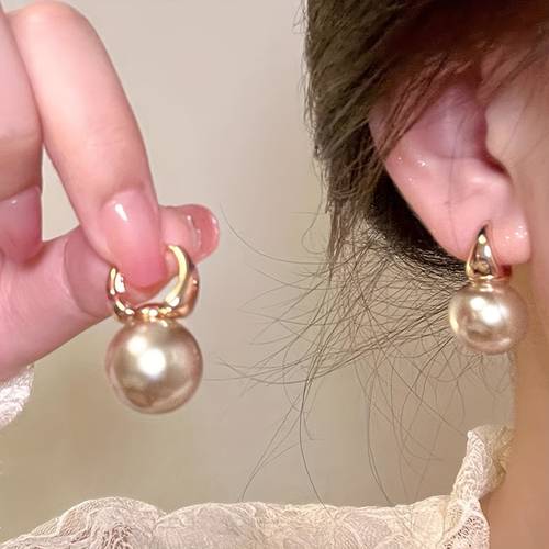 1 pair elegant drop earrings vintage style jewelry for women versatile daily and party accessory halloween and christmas jewelry
