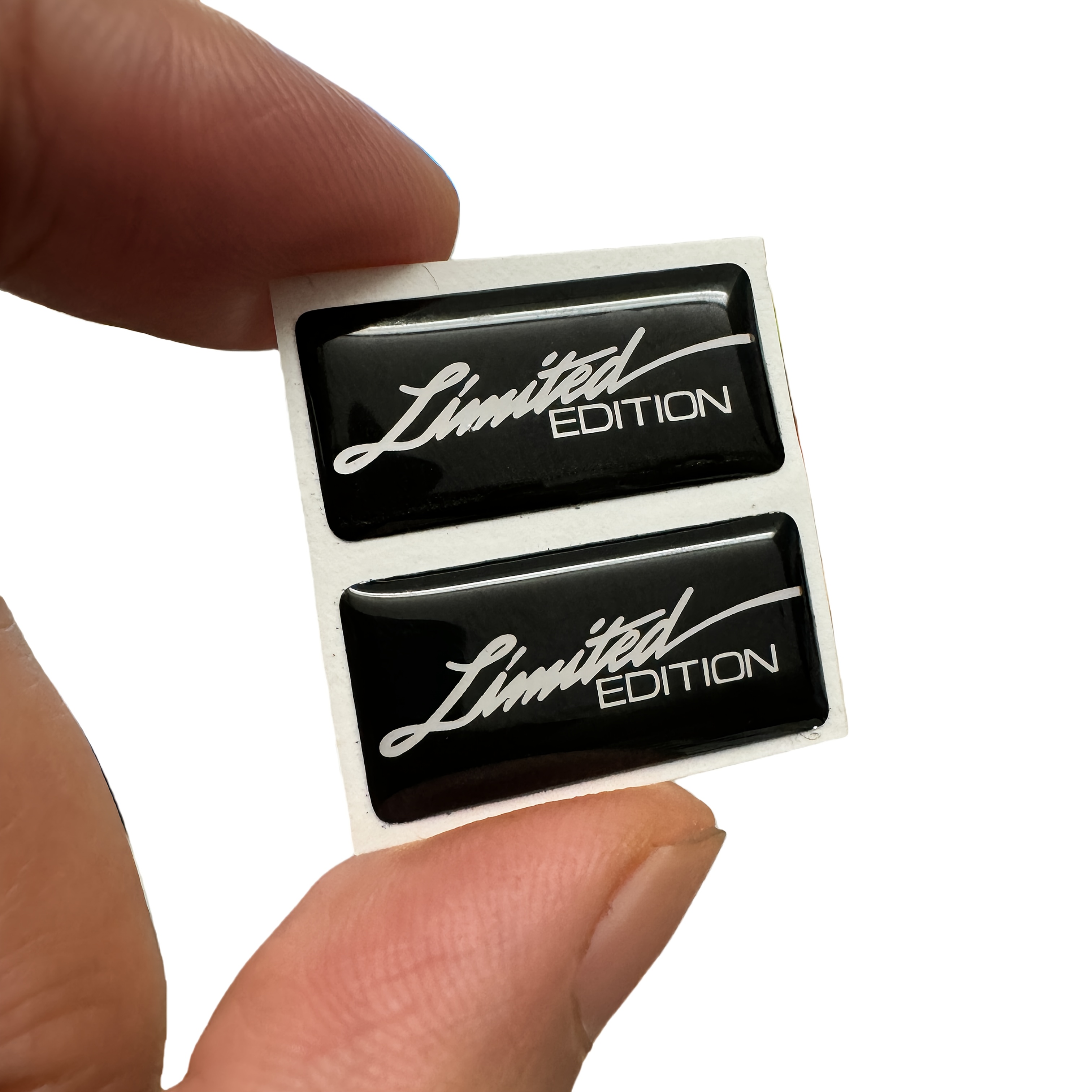 E-shop 2 Stück Autoaufkleber Limitierte Edition Automobil-Emblem Abziehbilder für alle Fahrzeuge Zubehör