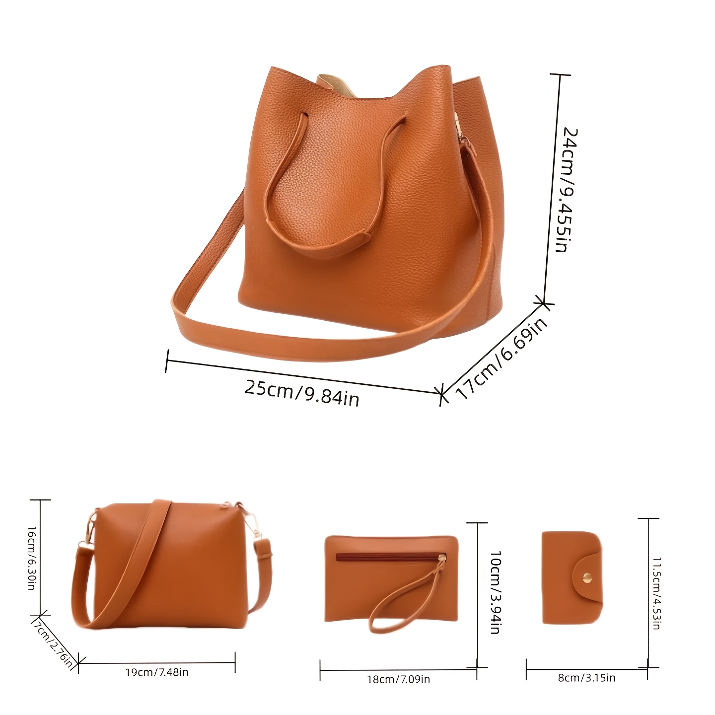 womens shoulder bag multifunctional   set minimalist style essential for fashion enthusiasts Product details 2