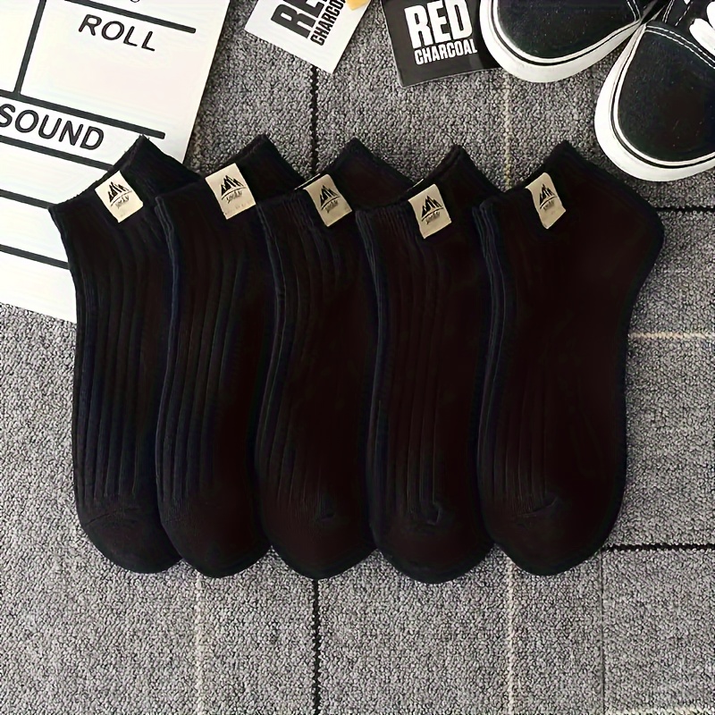 TEMU 5/10 Of Fashionable Crew Socks - -odor, Comfortable, Breathable, Suitable