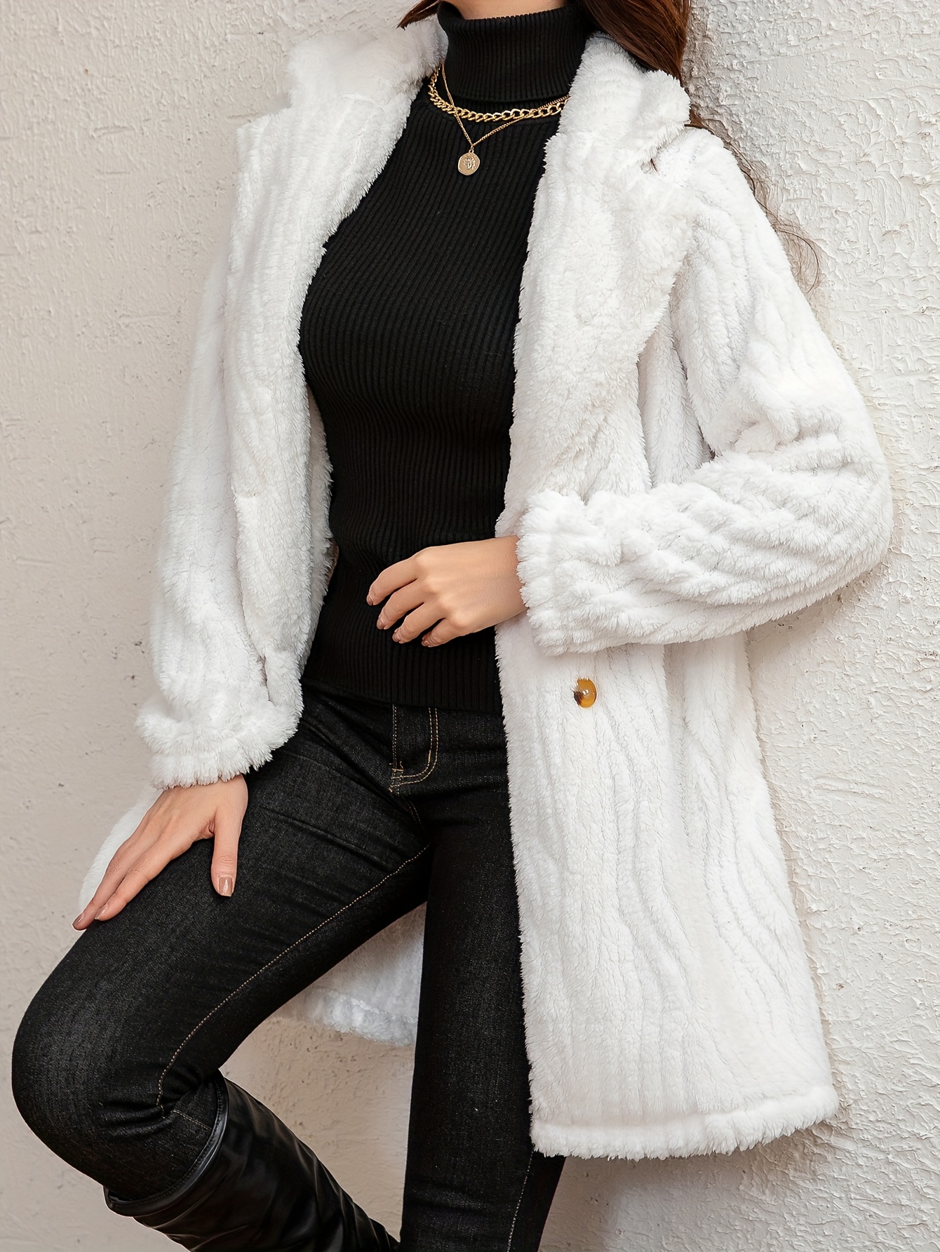 最終値下げ　THETOE white far coat M Fou Fou II Weather Resistant Light Cotton Coat - The Armoury