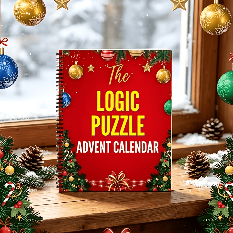 Logic Puzzle Book for Adults, 25 Easy to Medium Puzzles