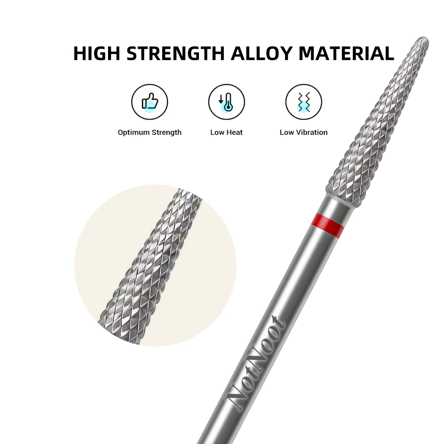 Multifunction Carbide Nail Drill Bit for Gel Removal