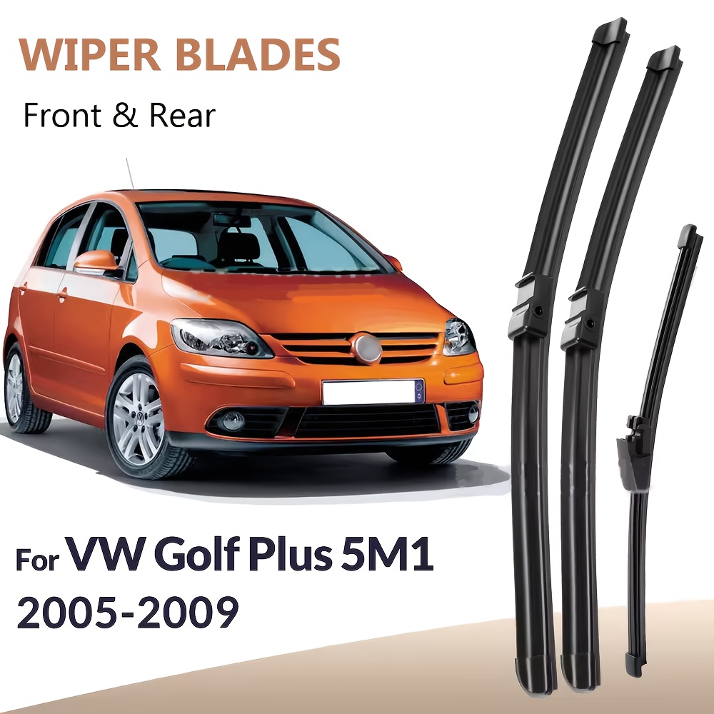 E-shop LHD Front- & Heckwischerblätter für VW Plus 5M1 2005 - 2009 Windschutzscheibenwischer 28"+28"+13