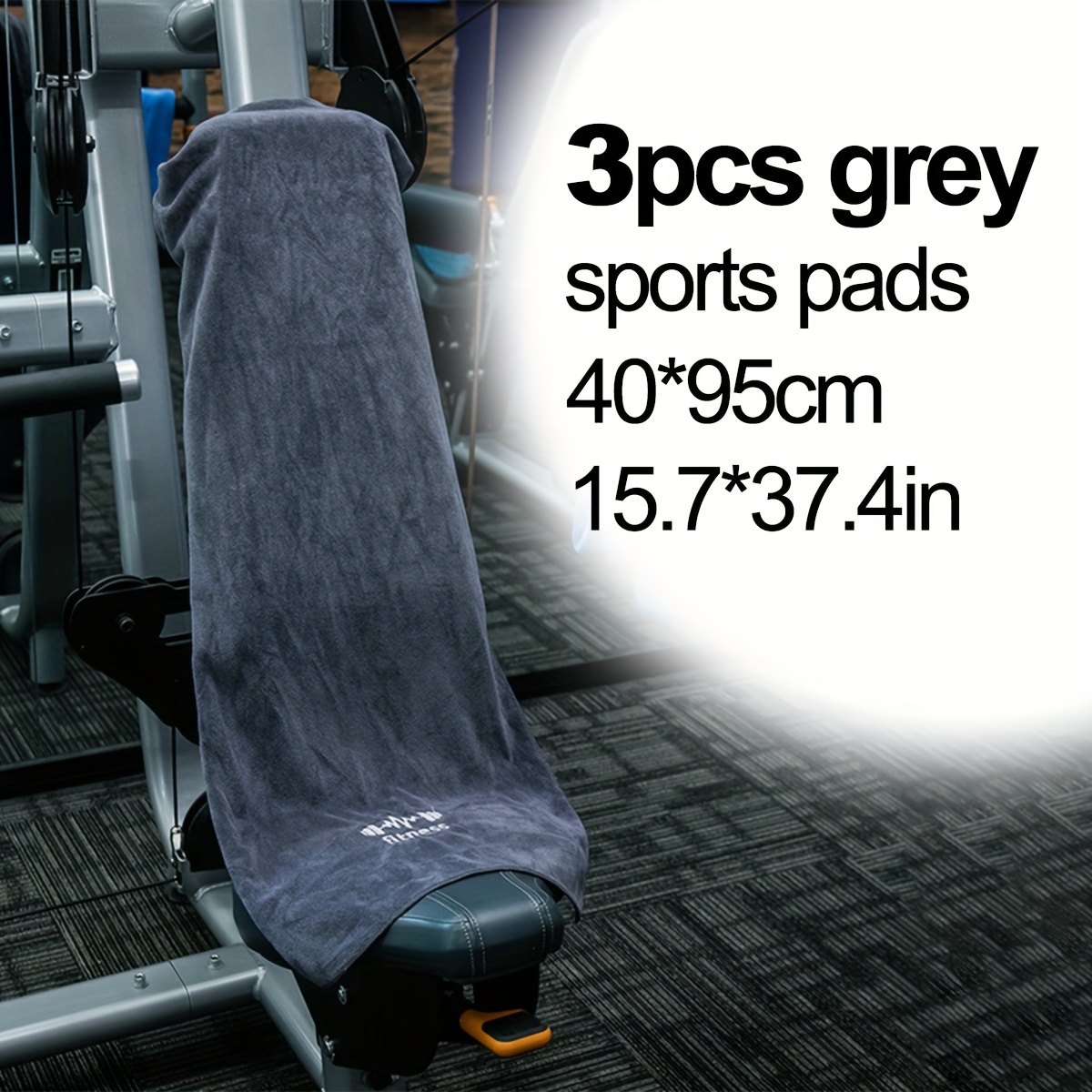 Wf Sports Towels 3pcs / 3pcs Sports Pads Or Sports Sweat Towels, Soft, Absorbent, And Quick-drying, Suitable For Gym, Running, Exercise, Yoga, Outdoor Use, Wipes Sweat