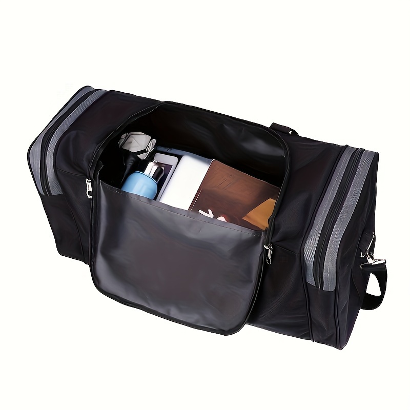 Large Capacity Foldable Travel Duffel Bag - Portable Nylon Luggage for Men