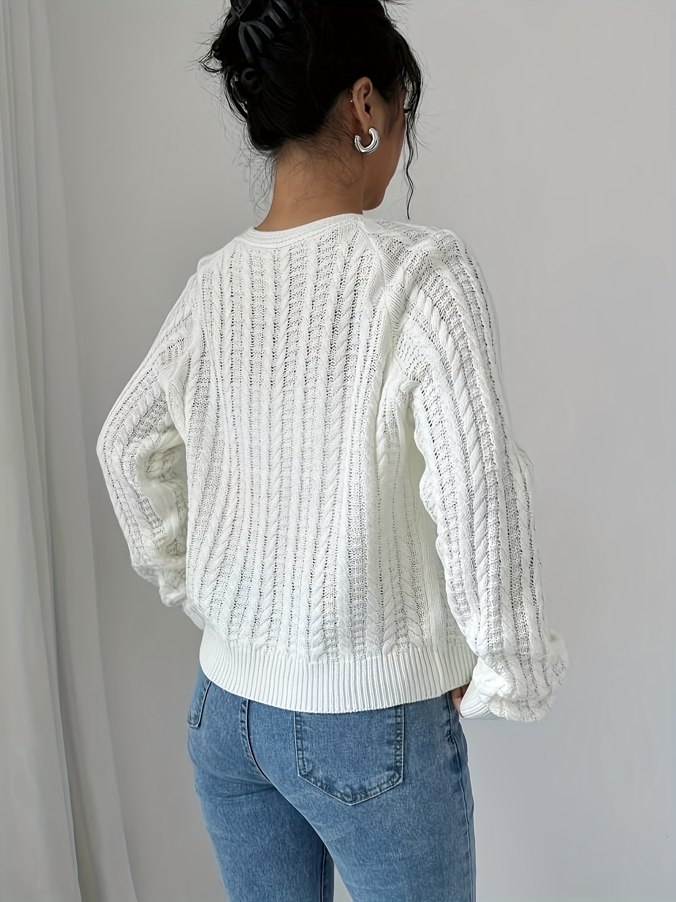 women' cardigan front bow v neck long sleeve Temu Mauritius