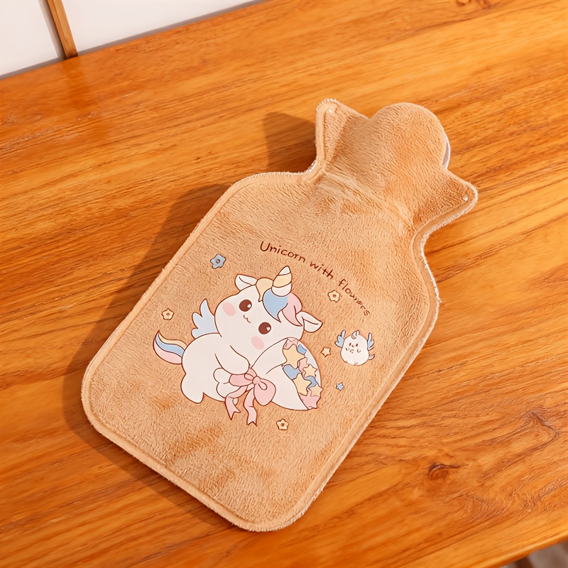 අයිතම පින්තූරය 1pc හරිත සතුන්ගේ මුද්රණය සහිත අත් උණුසුම්කාරකය, අත්ල ප්රමාණයේ 300ml ගෙනයා හැකි ජලය පිරවිය හැකි උණු වතුර බෝතලය, ආරක්ෂිත සහ පිපිරීම් වලක්වන