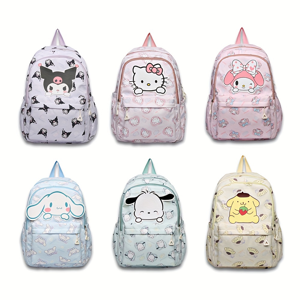 

Characters Pattern Design Backpack, Leisure Travel Backpack, Sweet College-style Women's Backpack