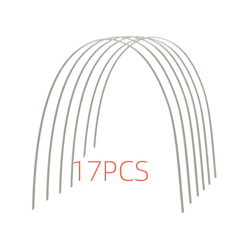 TEMU 17 pezzi (Non richiede giunzioni) Arches da giardino in fibra di vetro antiruggine da 70-8 pollici - Tunnel per piantare e archi di supporto per