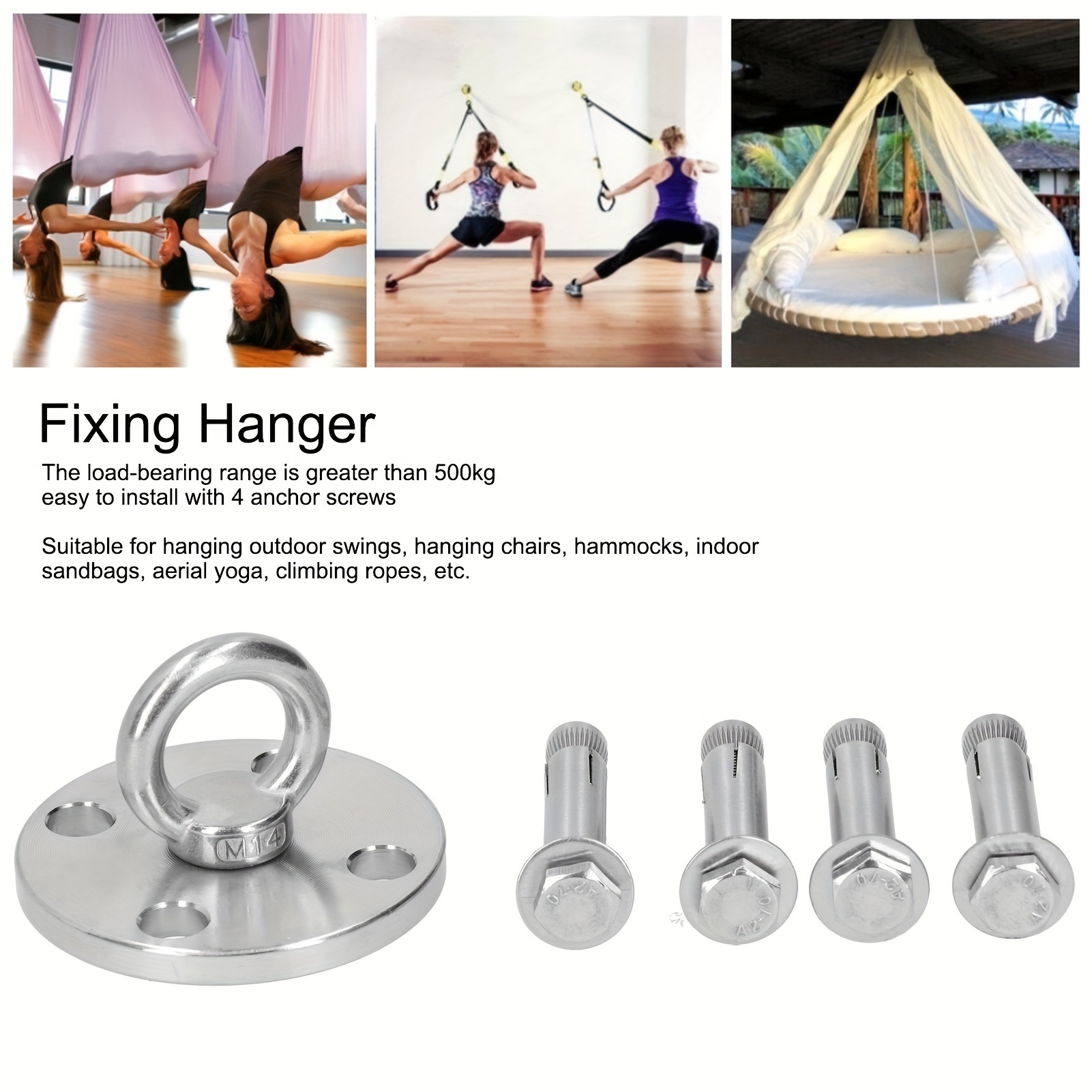ceiling bracket wall mount yoga hammock suspension swing Temu