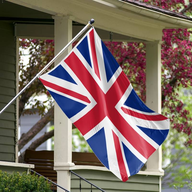 G128 TWO-PACK British Union Jack United Kingdom Flags - 3x5 FT, 100% Polyester
