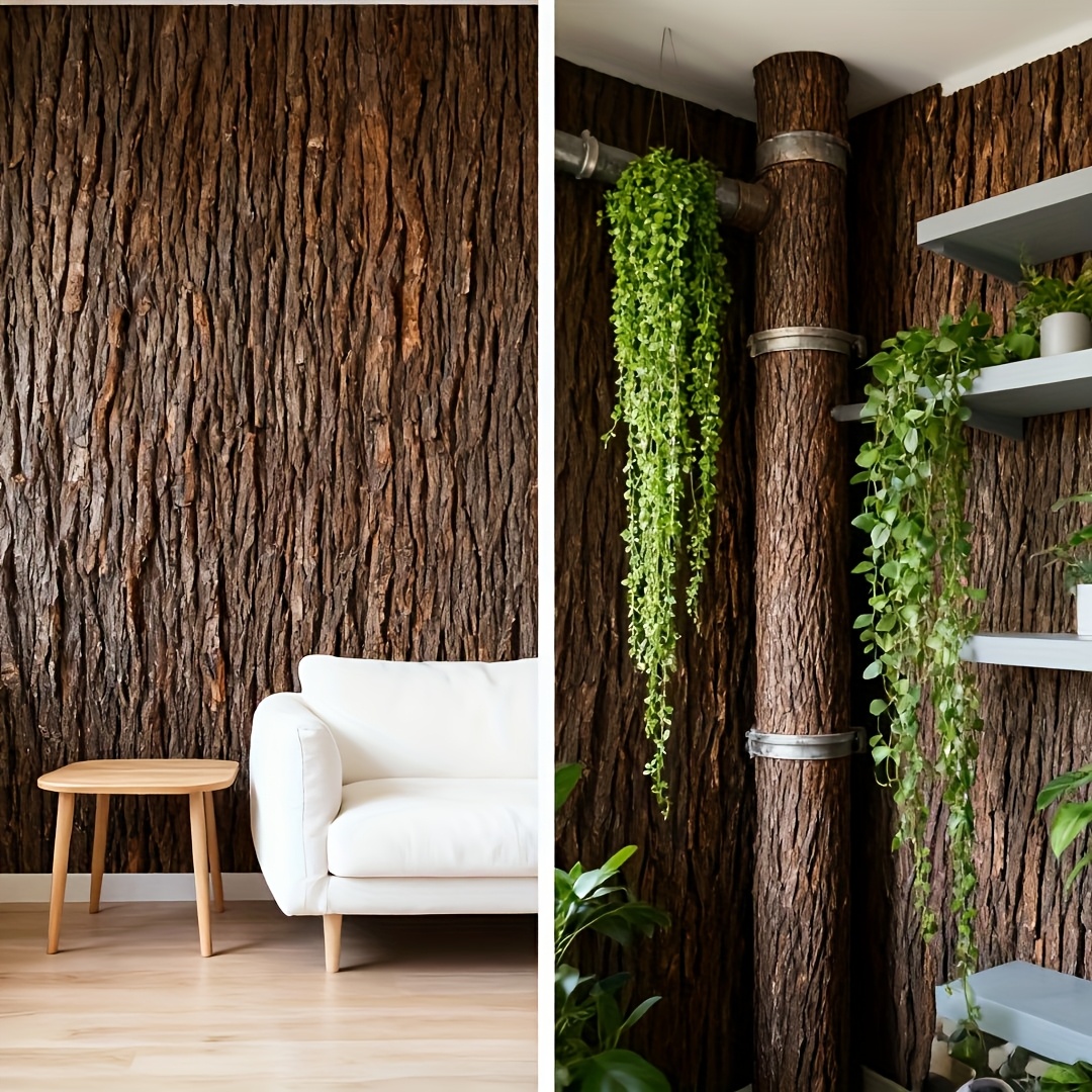 40 x 8 självhäftande realistisk pilbark peel stick tapet - Temu Sweden