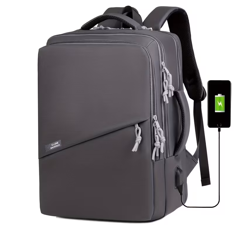 stylish and minimalist large capacity student backpack for men women casual shoulder bag for short trips Product details 3