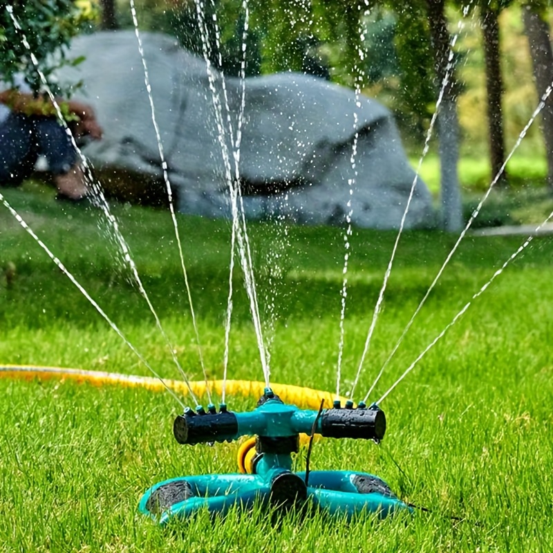 TOUGH MASTER Revolving 3 Arm Sprinkler 360 Degree 3-arm Grass Lawn Automatic Watering Sprinklers