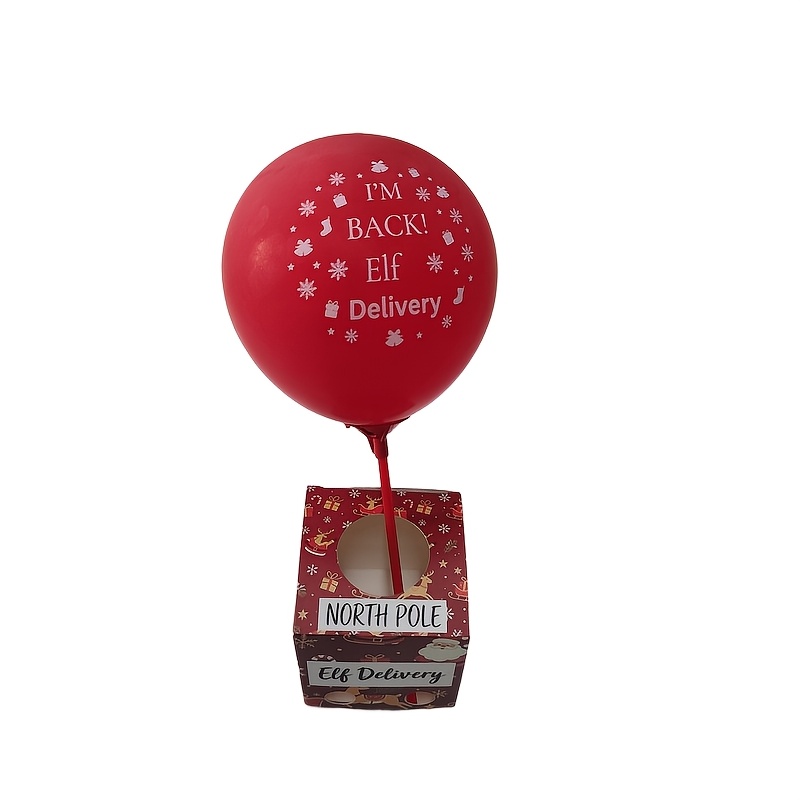TEMU Boîte d' d'elfe, Accessoires de boîte d' d'elfe de Noël, Livraison d'elfe du , Accessoires de décoration de Noël d'elfe