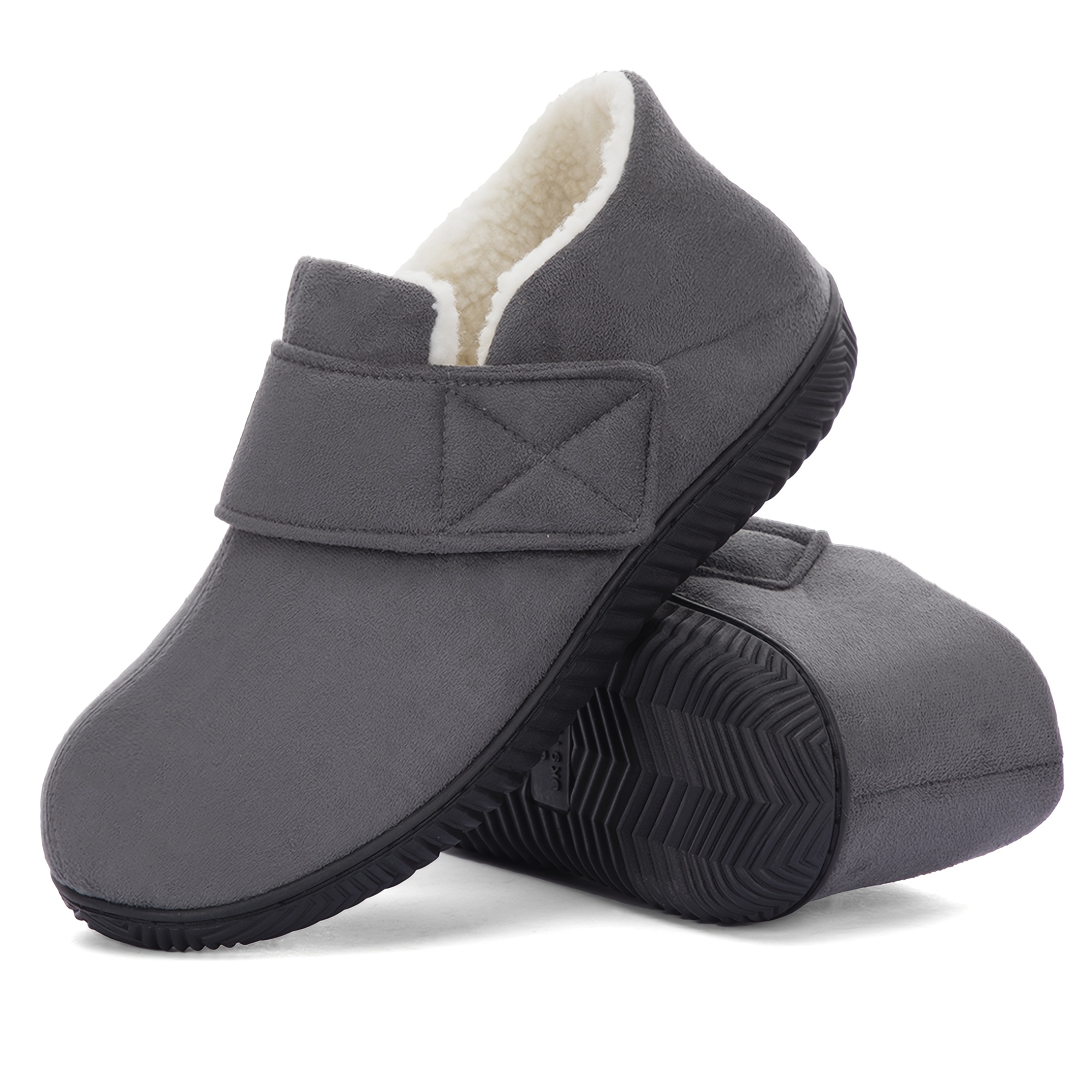 Men's Adjustable Strap Memory Foam Home Shoes