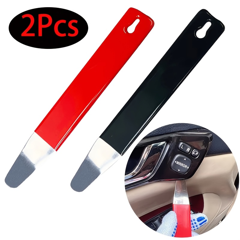 TEMU 2pcs Car Trim Removal Tool Trim Removal Level Pry Tools Door Terminal Fastener Remover Tools
