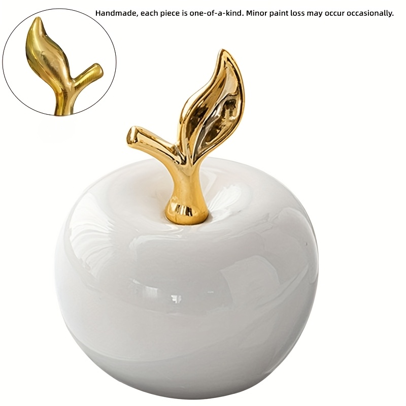 Mini Realistic Ceramic Suitable For Decor - Decorative Mini Fruit Figurine, Elegant Tabletop Decoration, Gift For Weddings, Parties, For Use Dessert Tables & Shelves (ceramic)