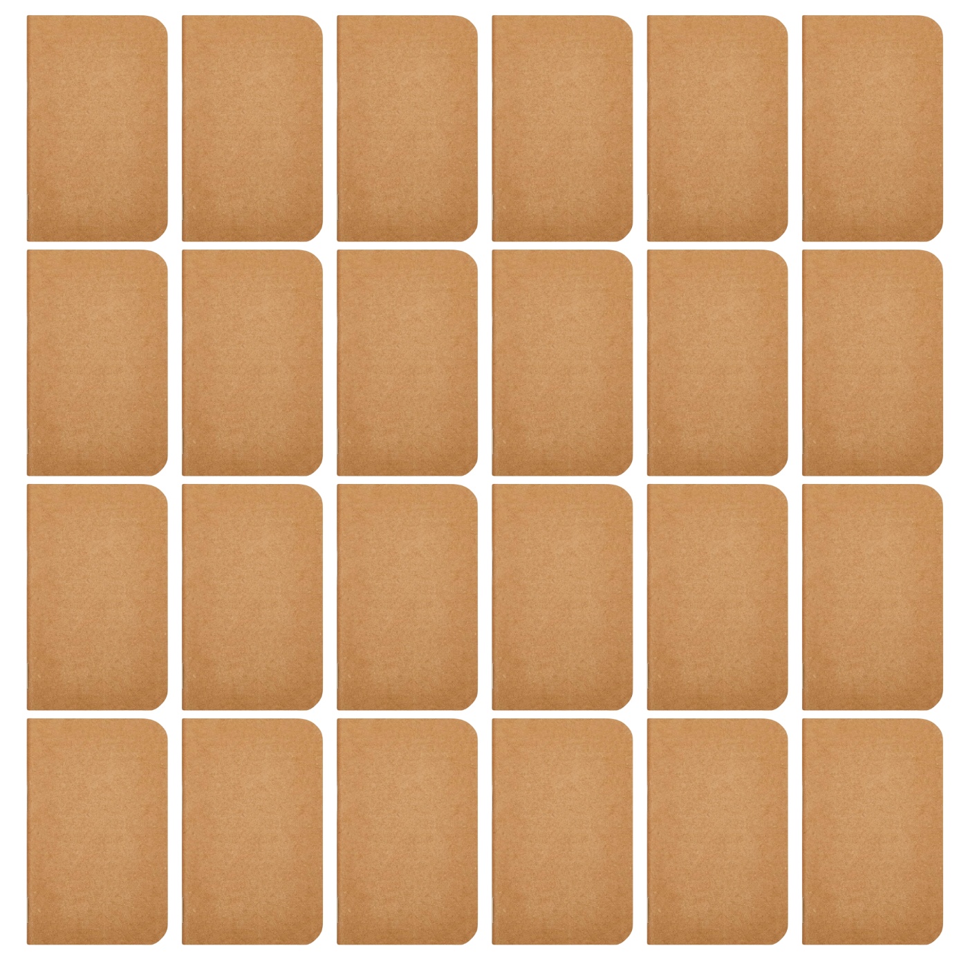 8/ 16/ 32pcs Pocket Notebook Mini Diary 2.5" X 4" Brown Paper Mini Notepad Bulk Soft Cover Journal Memo Book For Students Travel School