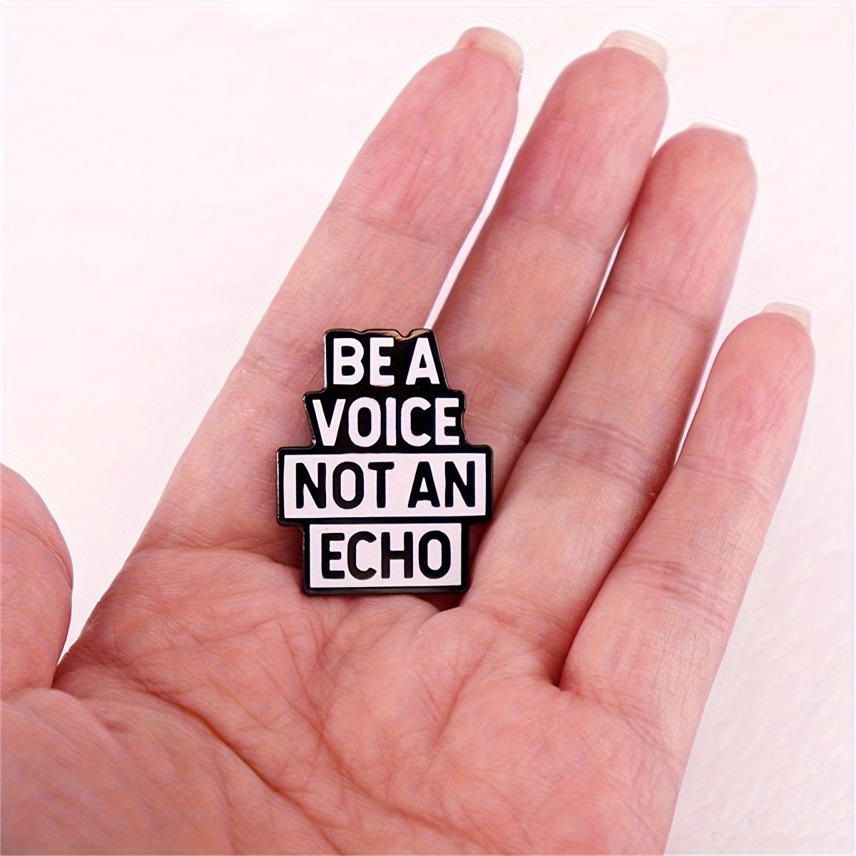 Image of Not An Echo Enamel Pin Decorative Brooches Ornaments Lapel Bag Badges Jewelry Gifts Pin