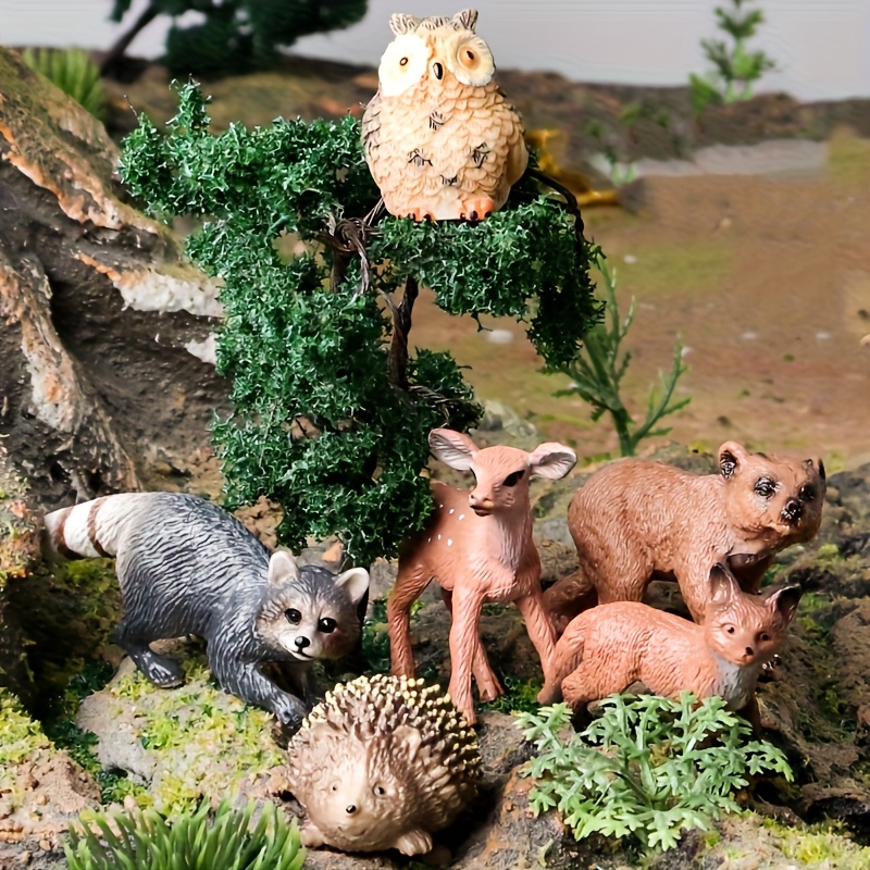 Realistic Forest Wildlife Model Set