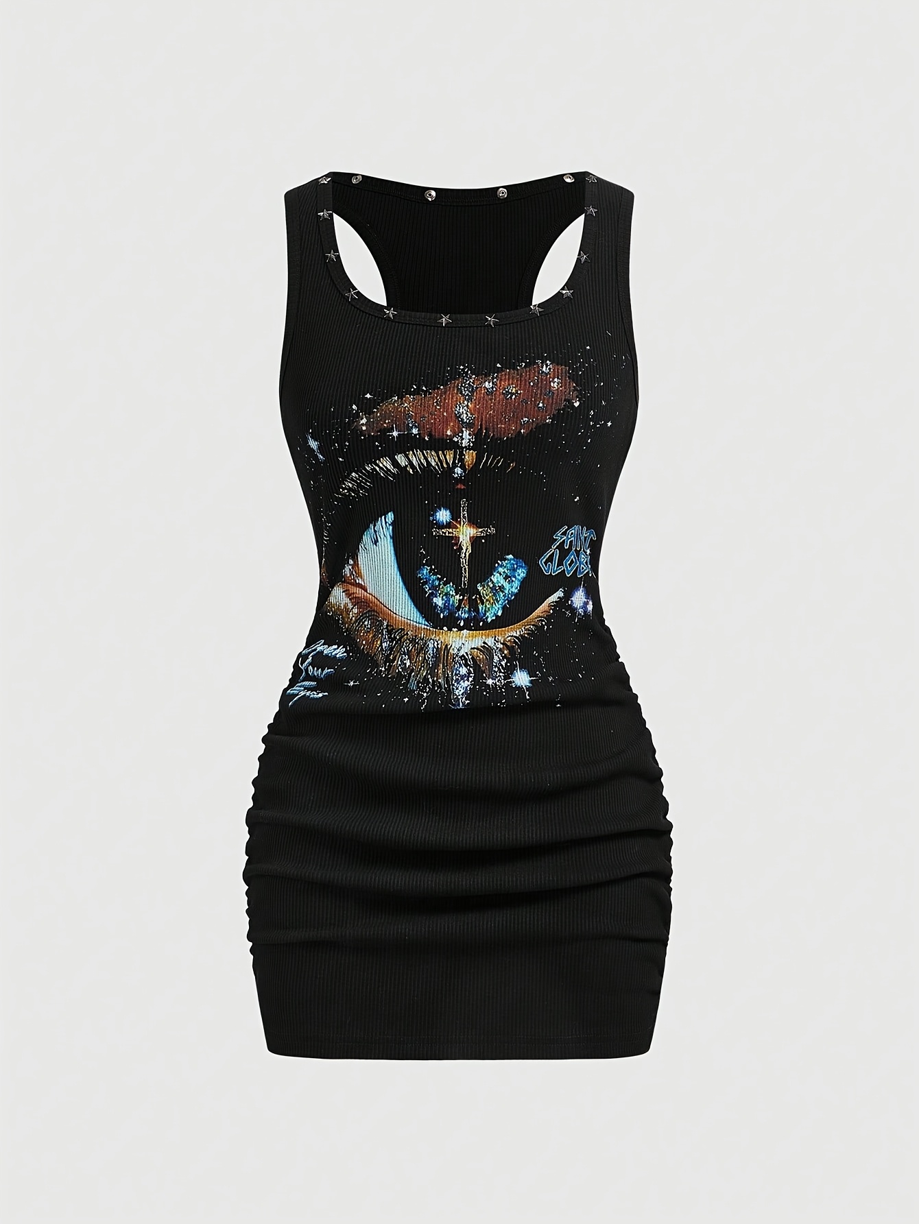 neptune mini dress black Women's Neptune Mini Dress Black in Size XL by Outcast main image 1