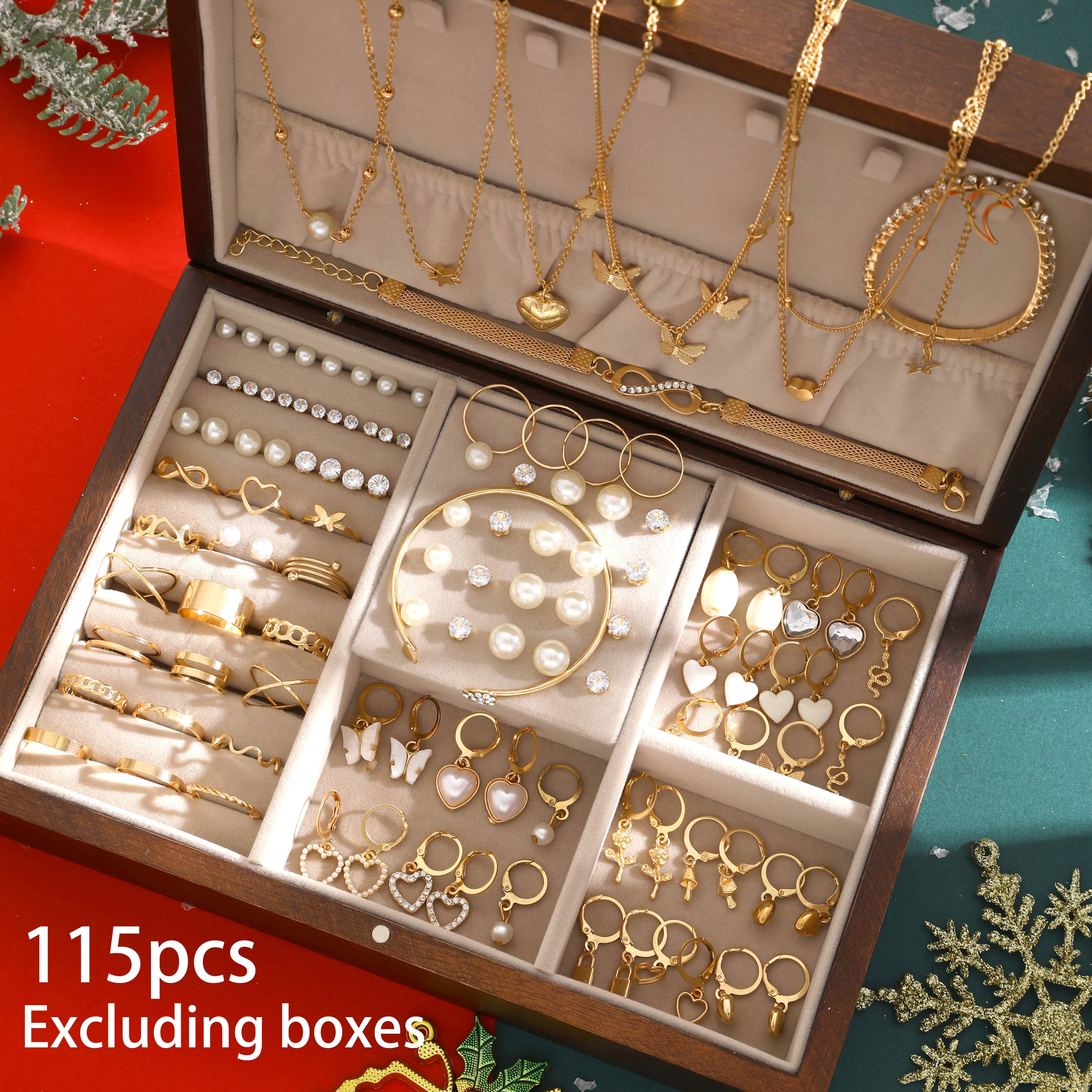 

115 Of -shaped Necklace, Bracelet , Jewelry Set To On Christmas, For And (excluding Box)