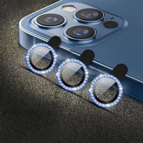 Protezione Obiettivo Fotocamera In Vetro Temperato 9H Per IPhone 14 Pro E 14 Pro Max - Anello In Metallo, Copertura Completa Anti Graffio