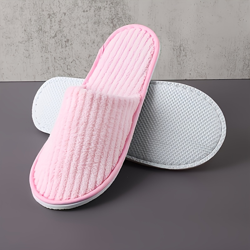 coral indoor closed toe slippers women shoes