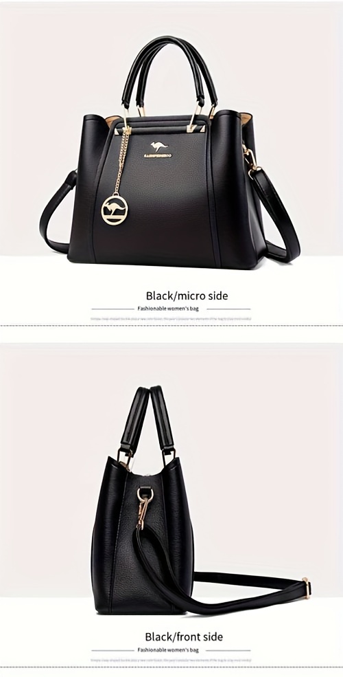 RAMBOROO Women' Large Capacity Elegant Handbag with Adjustable Crossbody/Top Handle Strap - Professional Bag Suitable for Commuting, Travel, Business & Everyday Use - //