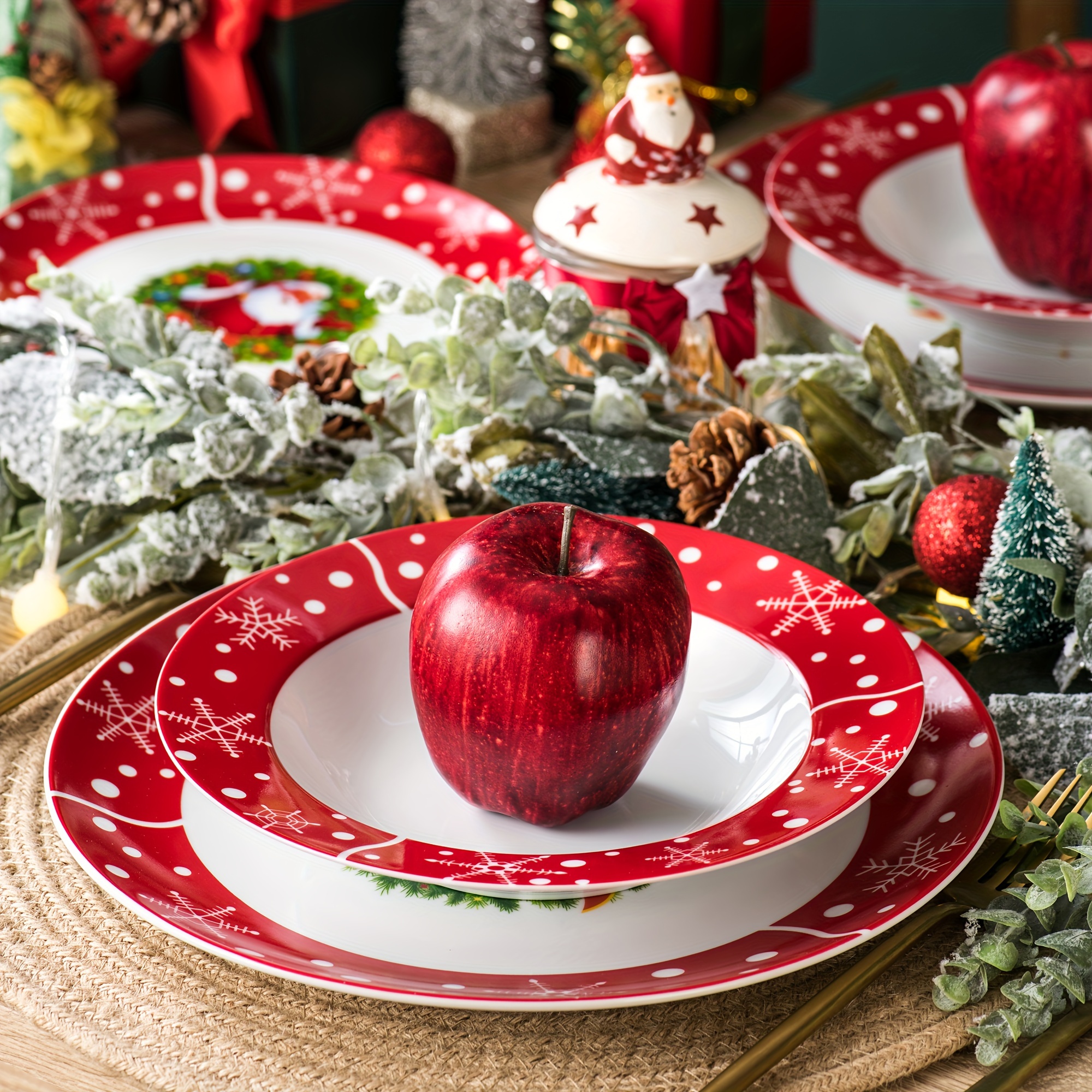 Decoracion De Vajilla Navideña Vajilla Navidad Completa Desechable