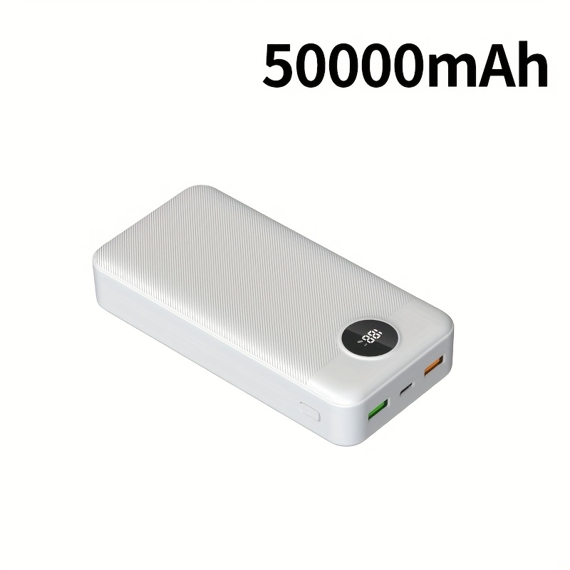 50000mAh Velika Kapaciteta Power Bank, Super Hitro Polnjenje, USB/TYPE-C Vmesnik, Vhod/Izhod, LED Prikaz Moči, Lokalna Dostava iz Skladišča,