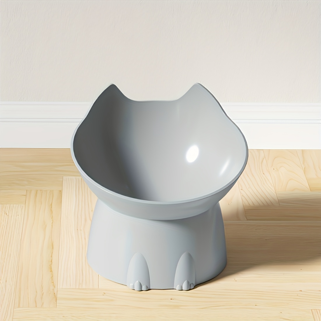 Image of Plastic Long Ear Bowl For Cats And Dogs - With High Stability, Durable & Easy-clean, No , Ideal For Indoor/outdoor Use