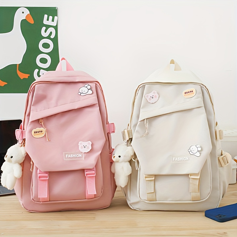 

Kawaii Cute School Backpack, Preppy College Laptop Bookbag, Travel Daypack Knapsack