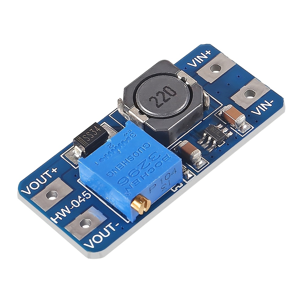 1/5/10шт.МодульРегулируемогоКонвертераУсилителяAOICRIEMT3608сВходомТипаC,Выход2В-24Вна5В-28В2А,ВысокаяЭффективность93%,КомпактныйСинийДизайндляЭлектромобилейиРоботы,DIYЭлектроника,РегуляцияНапряжения|СиняяПлата|СтабильныйВыходнойНапряжение
