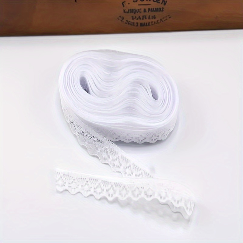 1 Roll Mesh Embroidered Lace Trim Ribbon For, Sewing Crafts, Bags, Clothes, 393.7inch