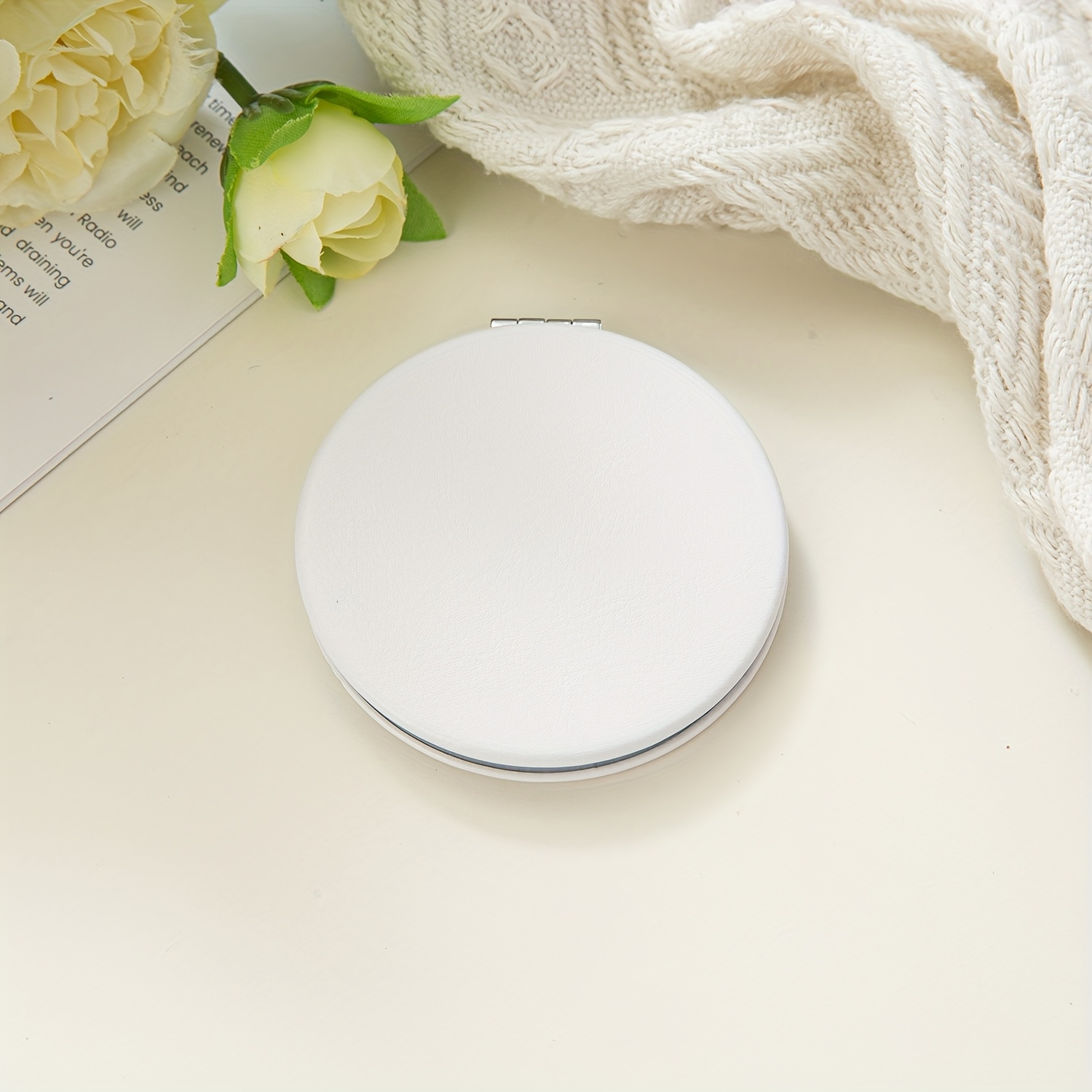 10pcs/20pcs/30pcs Square Small Mirrors, Portable Dual-Sided Design
