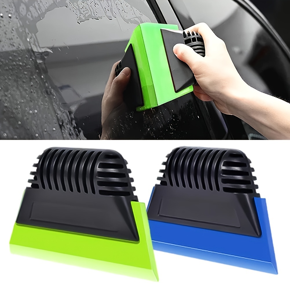 

For Mini Car Window Squeegee With Non-slip Handle, Plastic Shower Cleaner Tool For Windshield, Glass Door, And Bathroom