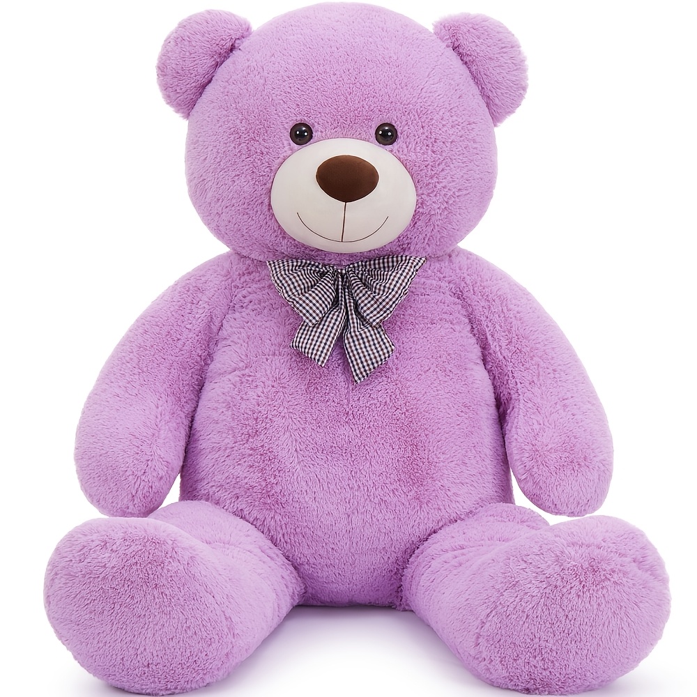 Purple Teddy Bear - 140 Cm