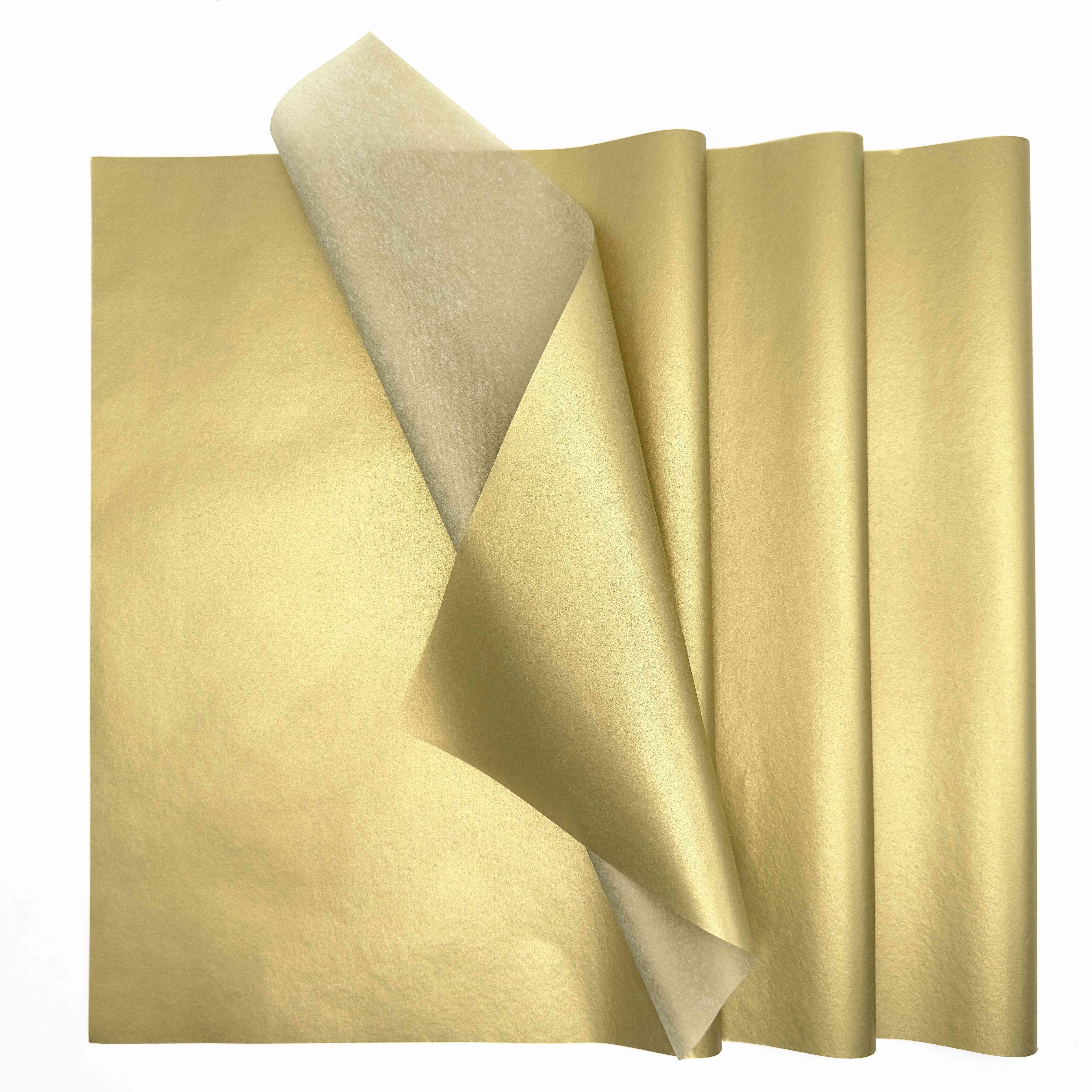 

20 Sheets Golden High-end Gift Wrapping Paper Large Size Valentine's Day Birthday Christmas Couple Bouquet Wrapping Paper Premium Sense Gift Paper