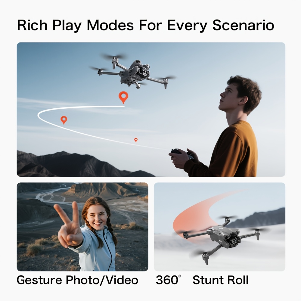 Brushless Drone with Large Screen Remote Control