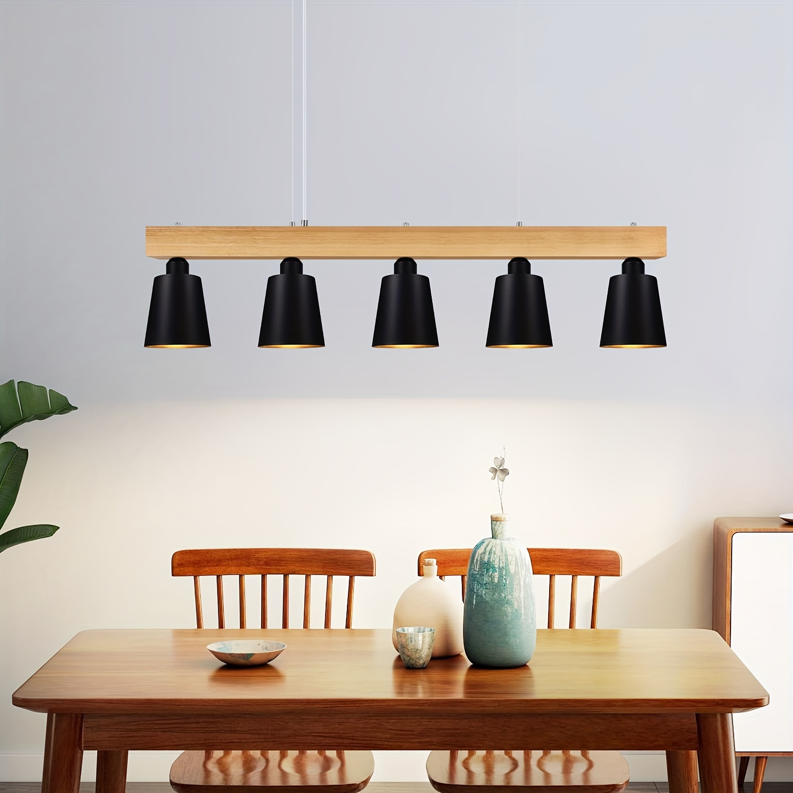 Pendant Lamp Dining Table Hanging Lamp - Dining Room Lamp Modern 3/5 Flames Pendant E27 Pendant Lamp Dining Room Dining Table Lamp For Kitchen Hallway Bedroom Living Room (without Bulb)