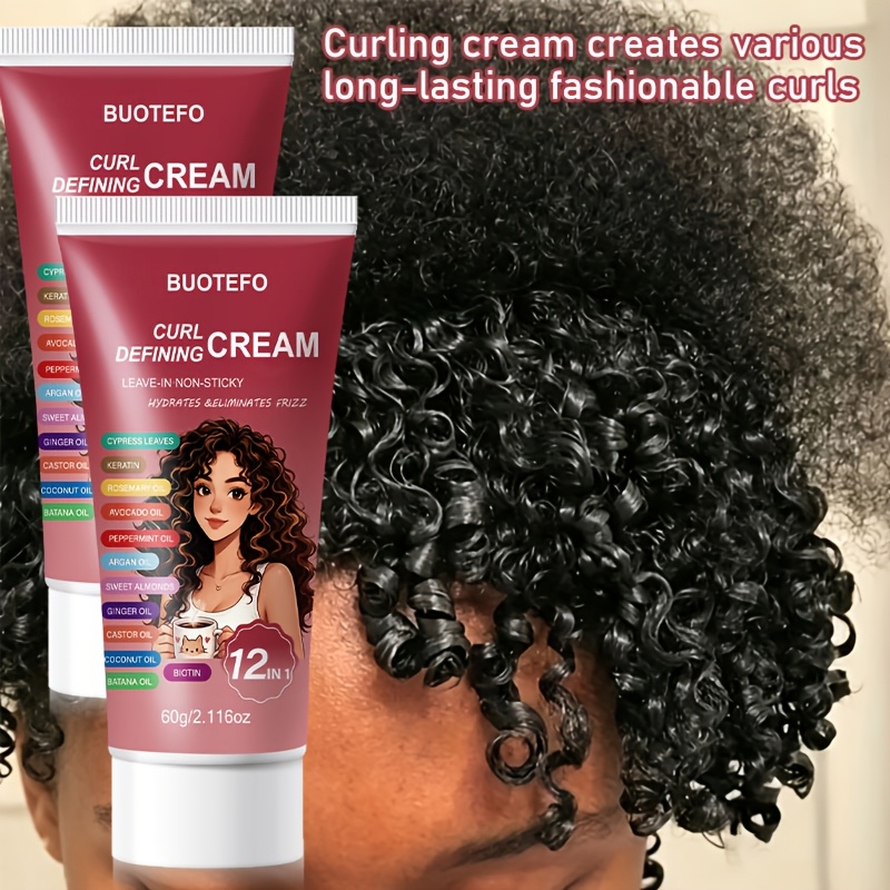 12-In-1 Moroccan Argan Oil Styling Cream, 2pcs Set