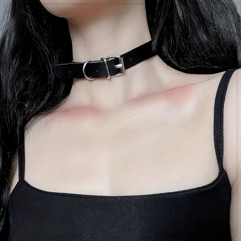 Women's Dark Lolita Rock Collar Goth Punk Necklace