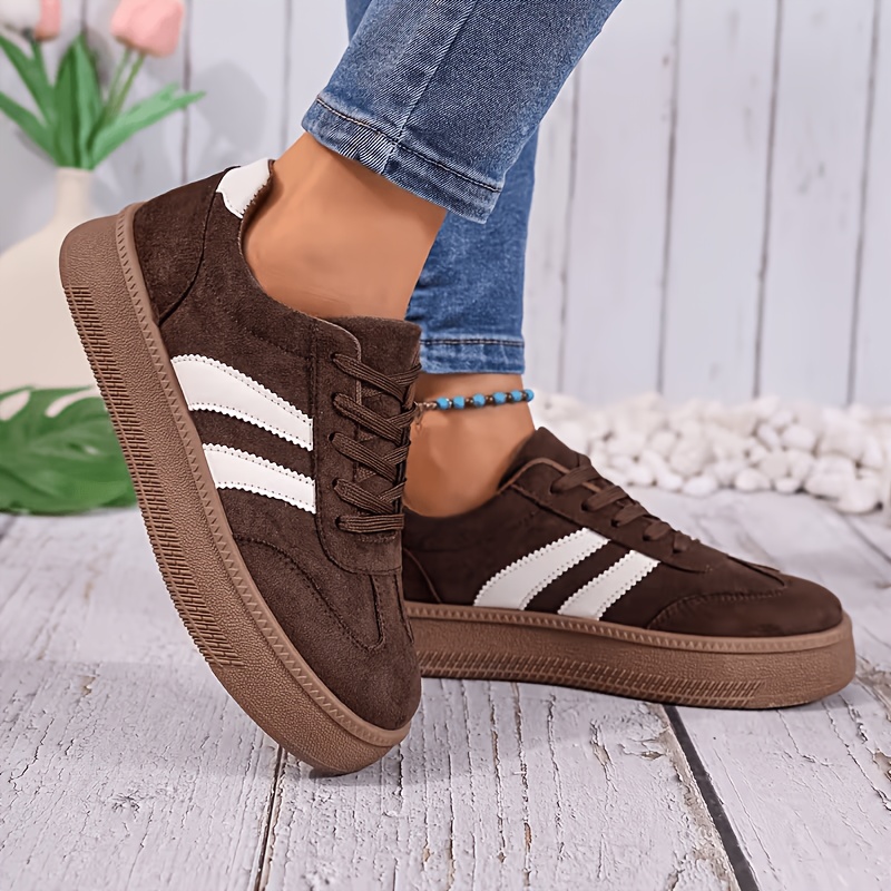 TEMU 2026 New German Training Shoes Women's Spring Autumn Retro All-match Flat Breathable Comfortable Sports Casual Shoes, Women Shoes, Sneakers