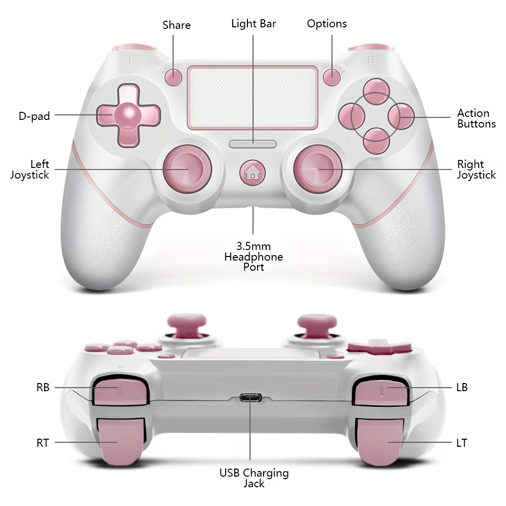 Wireless Controller Ps4 Custom Design V2 Gamepad - Temu